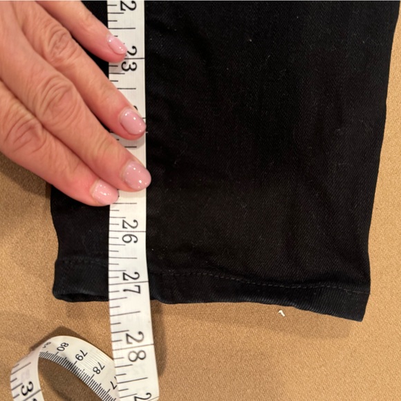 Paige Skyline Skinny Black Jeans - Size 26 - Picture 13 of 14